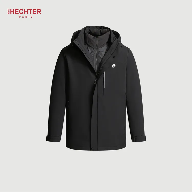 【李晨nic专属】HECHTER男秋冬时尚百搭三合一羽绒外套鹅绒保暖休闲上衣TJ62423