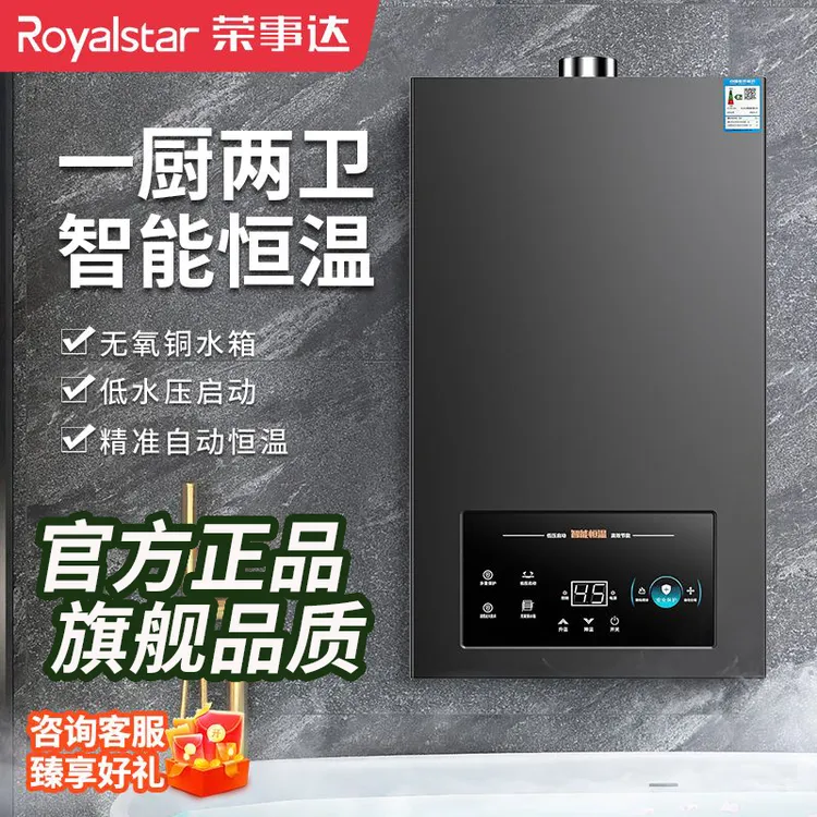 Royalstar/荣事达家用恒温天然气液化气强排式燃气热水器即热式