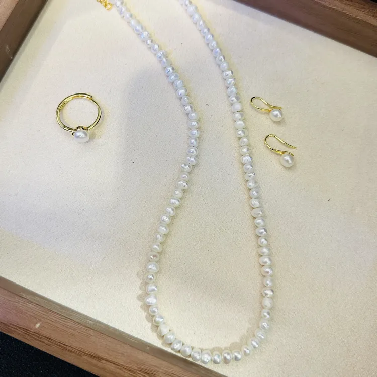 铜合金项链 22号新款个性项链耳环戒指بىلەيزۈك سوۋغاتلىق