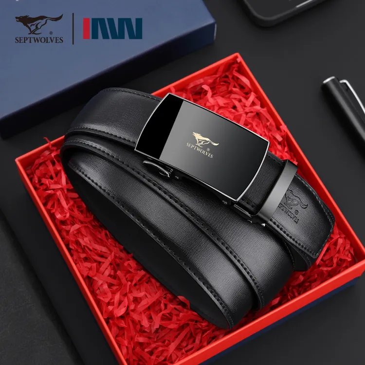 七匹狼男士真皮带腰带2025新款百搭正品结婚送礼节日礼送长辈爸爸