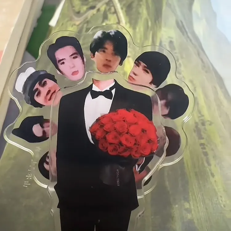 谁是我的新郎于适旋转创意亚克力立牌驾车装饰摆件个人用品