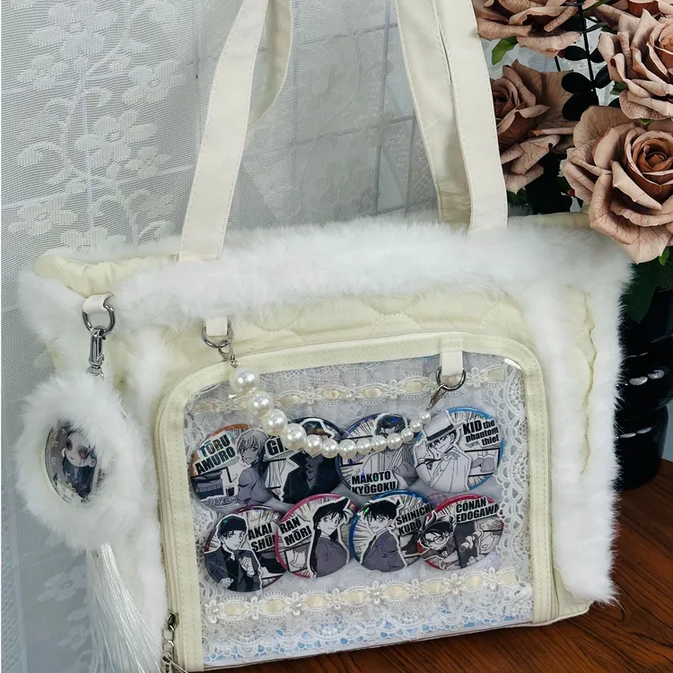 035斯莫尔原创绒意痛秋冬感痛包可单肩斜挎包通勤个性二次元轻便