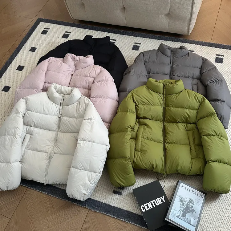 【米可家】冬季加厚【小欧包】新国标90白鸭绒立领羽绒服外套8697