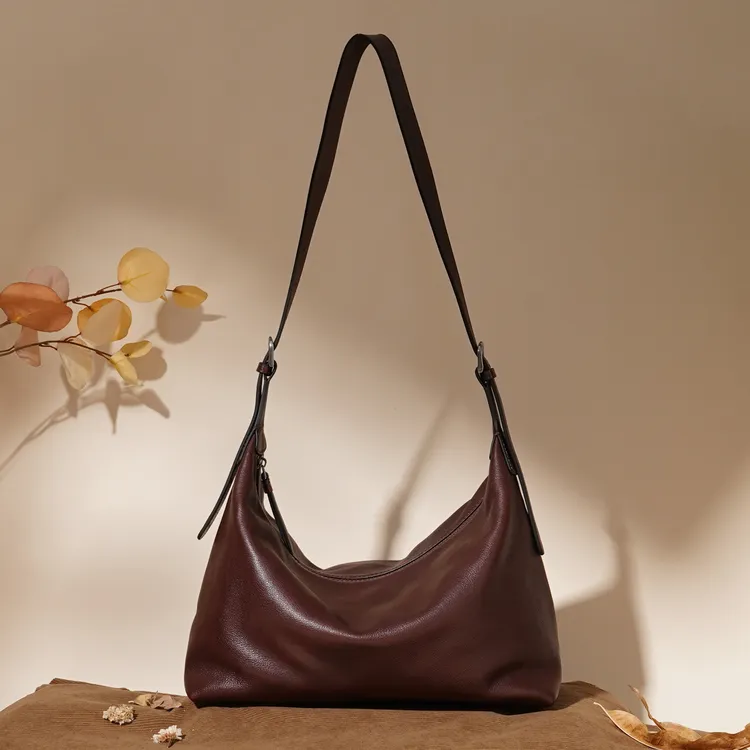 岩牛【小浩臻藏】腋下经典hobo包百搭休闲单肩简约YN3627