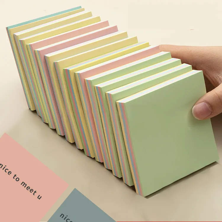 高颜值有粘性便利贴办公留言学生用品大号索引贴