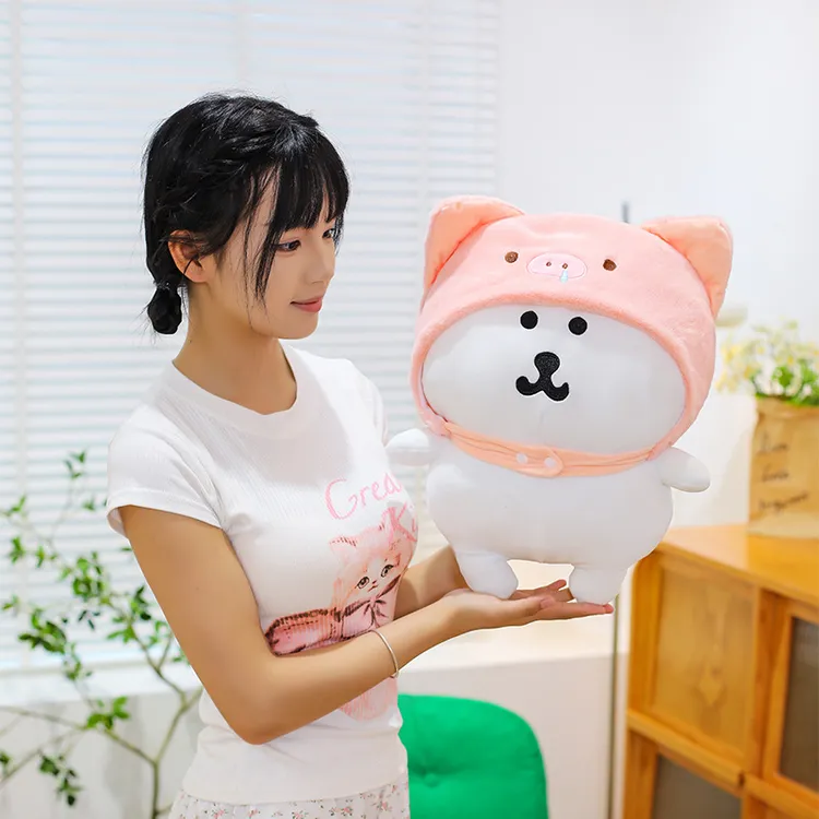 可爱自嘲熊玩偶毛绒玩具小猪公仔娃娃儿童玩偶女睡觉抱枕生日礼物