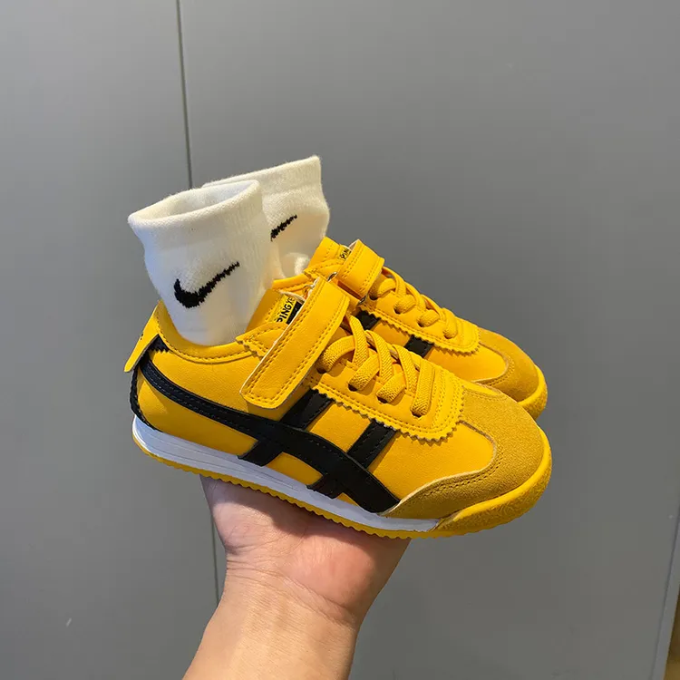 G.DUCK小黄鸭儿童运动鞋阿甘鞋2024秋李小龙黄新款小童男童鞋子女