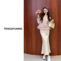 【浮生记】新中式人丝鸵鸟毛显瘦复古名媛无袖马甲