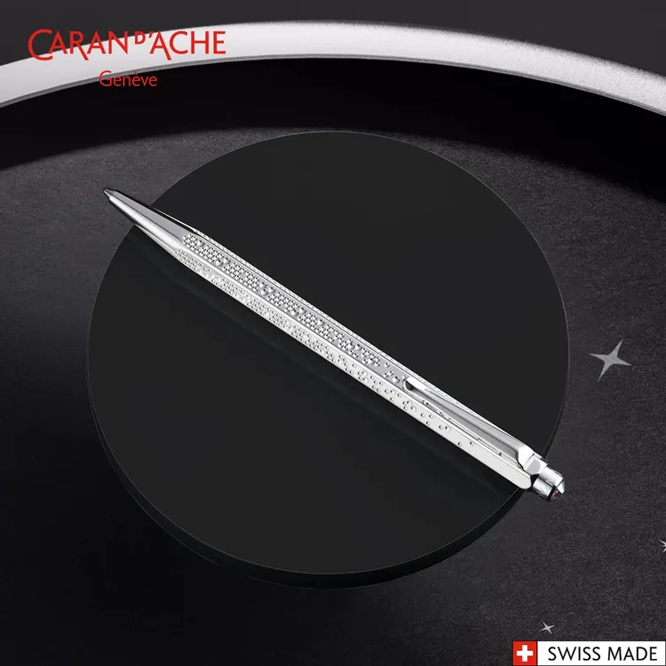 CARAN D’ACHE凯兰帝卡达瑞士Germanier联名金辉镀钯圆珠笔签字笔