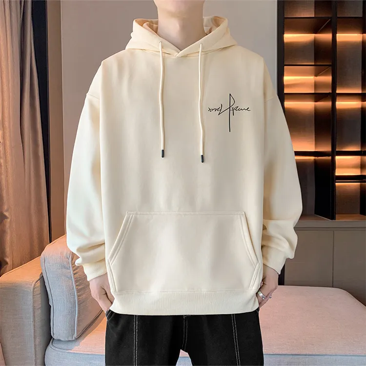 男士秋冬季帅气时尚潮牌休闲宽松百搭长袖连帽卫衣