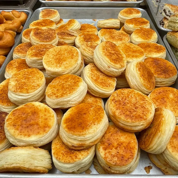 【新鲜直达】发面千层饼椒盐火烧山东麦香千层烧饼全麦老面主食馒头