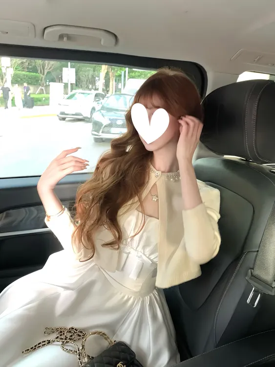 京洛佳人 秋季新款纯欲千金清冷感贵系开衫外套矜贵大裙摆连衣裙