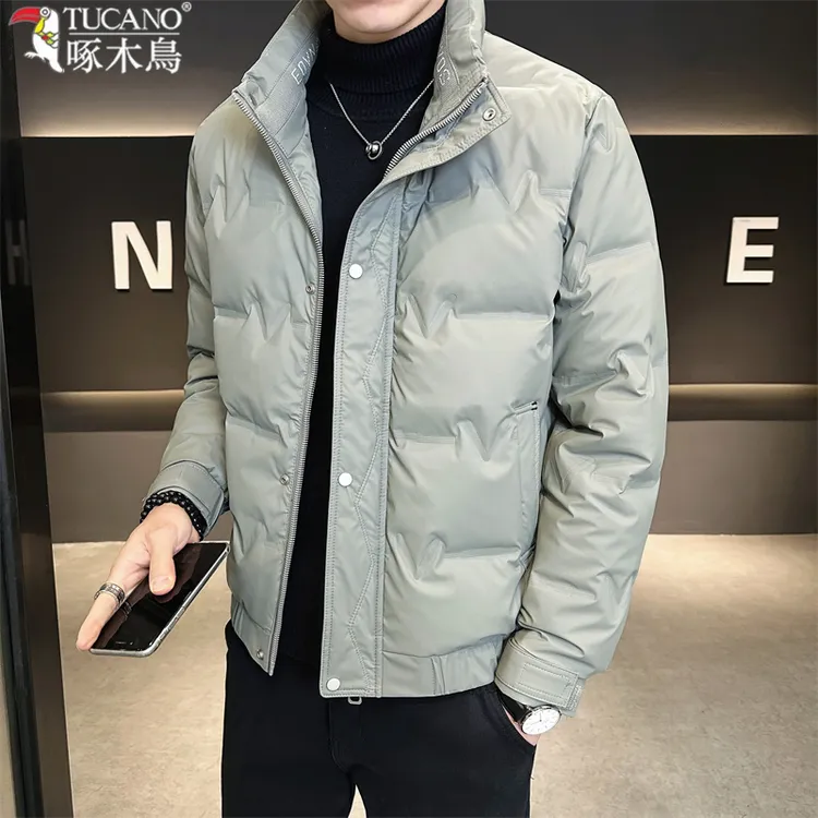 TUCANO/啄木鳥羽绒服男士加厚保暖休闲精致立领秋冬季潮流外套男