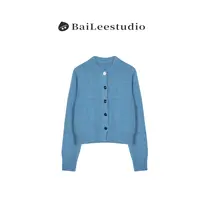 【柏栗良品】2025冬季新款~休闲百搭简约开衫W22200