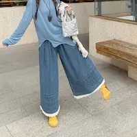 【亏米清苍】C-4037大码春季新款时尚百搭牛仔裤