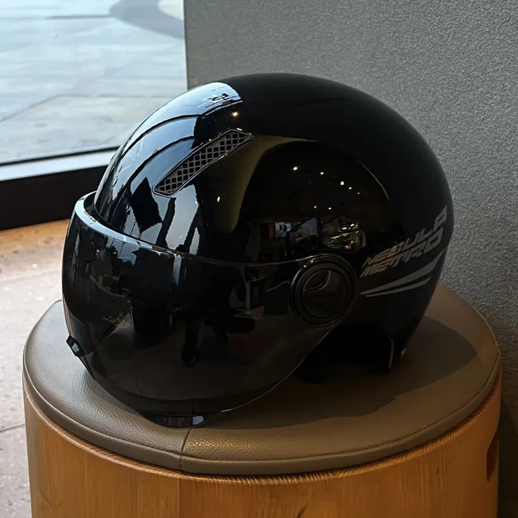 双镜3C国标认证电动车头盔半盔摩托电瓶车防晒夏季安全帽街车头盔