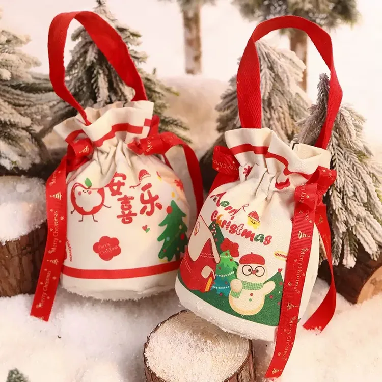 【圣诞节】平安果礼品袋幼儿园学校儿童小礼物伴手礼手提袋平安夜