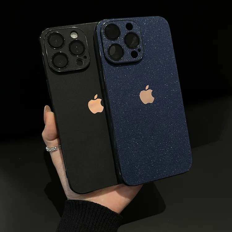 适用于苹果11-17promax自带镜头膜磨砂2025网红超薄防摔手机壳套