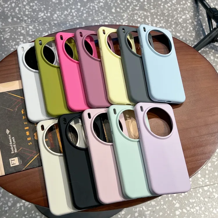 【大孔款】适用vivo/oppo/红米/一加潮壳技液态硅胶云感壳耐脏防摔