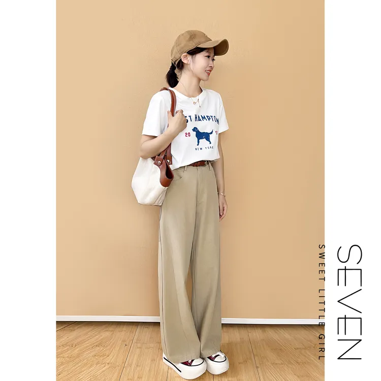 天丝镰刀裤⑧七七146小个子莱赛尔纤维显瘦休闲裤女早秋新款小美说