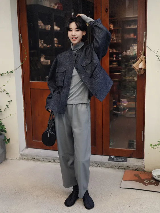 TT设计师【风行者】日系高级感复古感工装羊毛外套TT191151