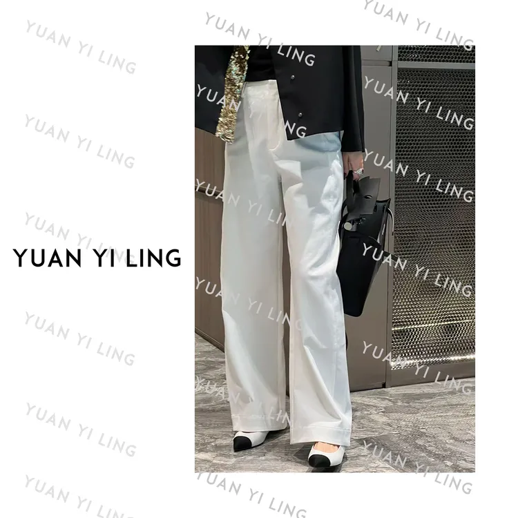 袁艺灵【百搭指南】甄选新疆精梳长绒棉纱线百搭休闲弯刀裤9166