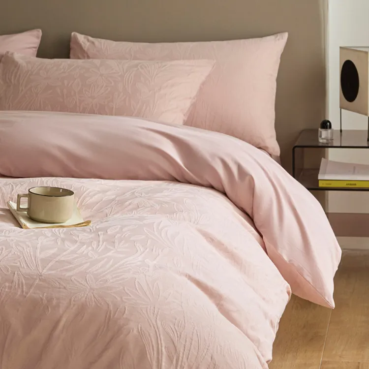 博洋家纺适用高端AA类加厚全棉磨毛四件套秋冬长绒棉纯棉被套保暖