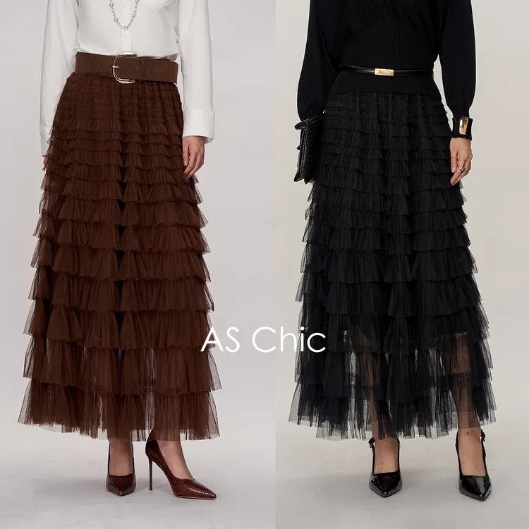 AS chicAW秋冬高定17层网纱!女神级法式蛋糕纱裙BQ2137