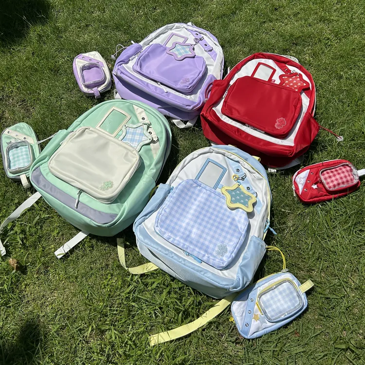 梁拌泡菜LBPC星星痛包双肩包休闲百搭原创设计可爱二次元学生书包