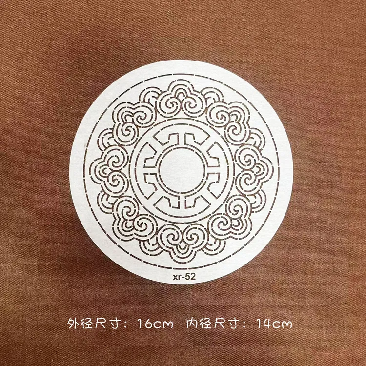 徐仁专属 蒙古族纹样 藏族纹样 吉祥纹样 刺子绣软模板尺子