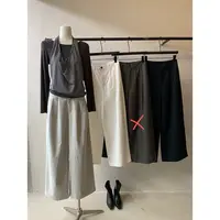 C/23260 韩系简约百搭宽松休闲阔腿裤 9-23