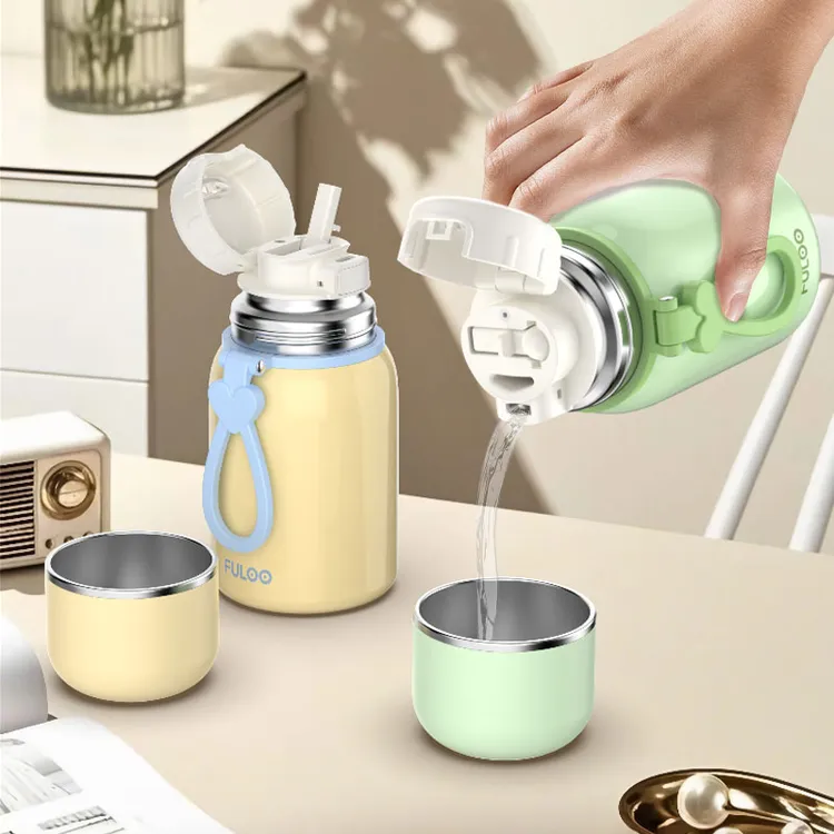 复乐316保温杯女士高颜值小巧便携运动户外杯精致创意可爱口袋杯