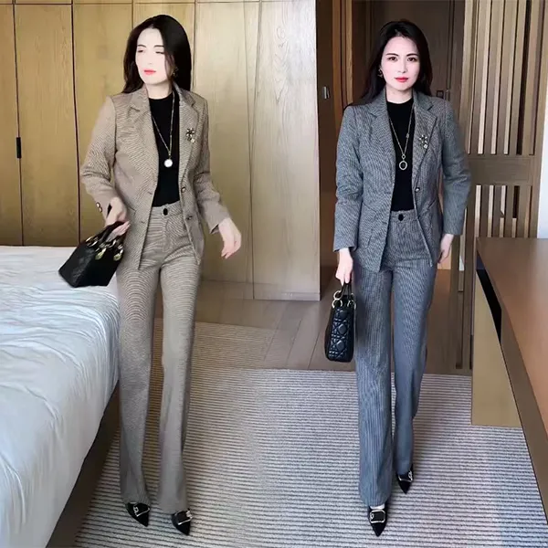 【季颜品牌】秋季新款休闲时尚穿搭洋气显瘦不挑人长袖套装