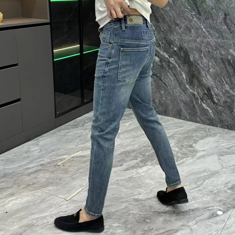 1156-春季欧货修身小脚牛仔裤