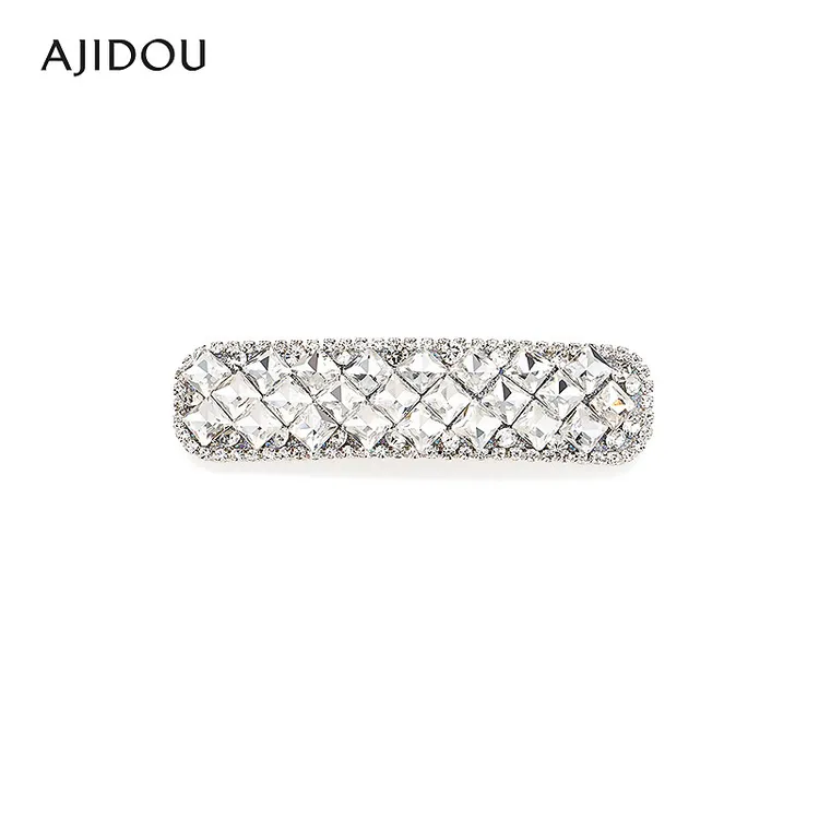 AJIDOU阿吉豆发饰女精致发夹大鸭嘴夹简约时尚侧边夹头饰小众夹子