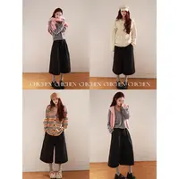 CHICHEN-秋冬版格调王者-秋冬百搭王贝壳褶羊毛中裤