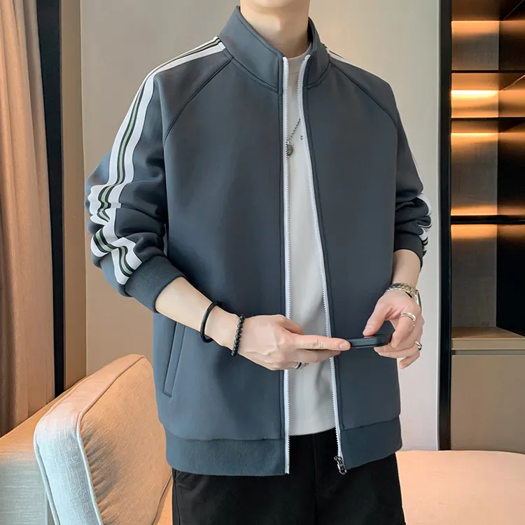 AJ卫衣常规款潮流韩版薄款常规宽松长袖秋冬男士春秋纯色卫衣