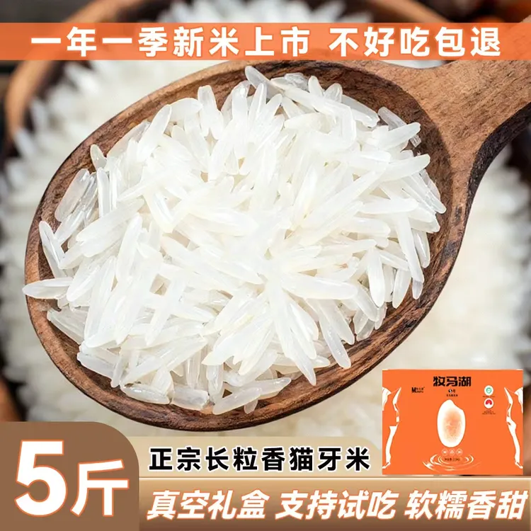 牧马湖天马香贡米5斤支持试吃长粒香米丝苗米新鲜现磨优质大米