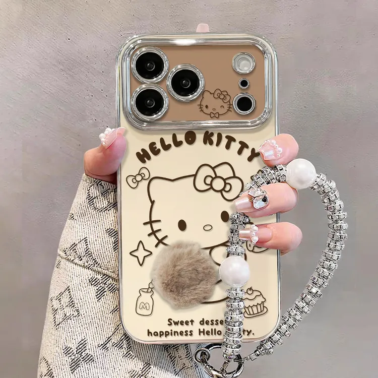 转身kt适用苹果17华为vivo/oppo小米iPhone16pro电镀大视窗手机壳