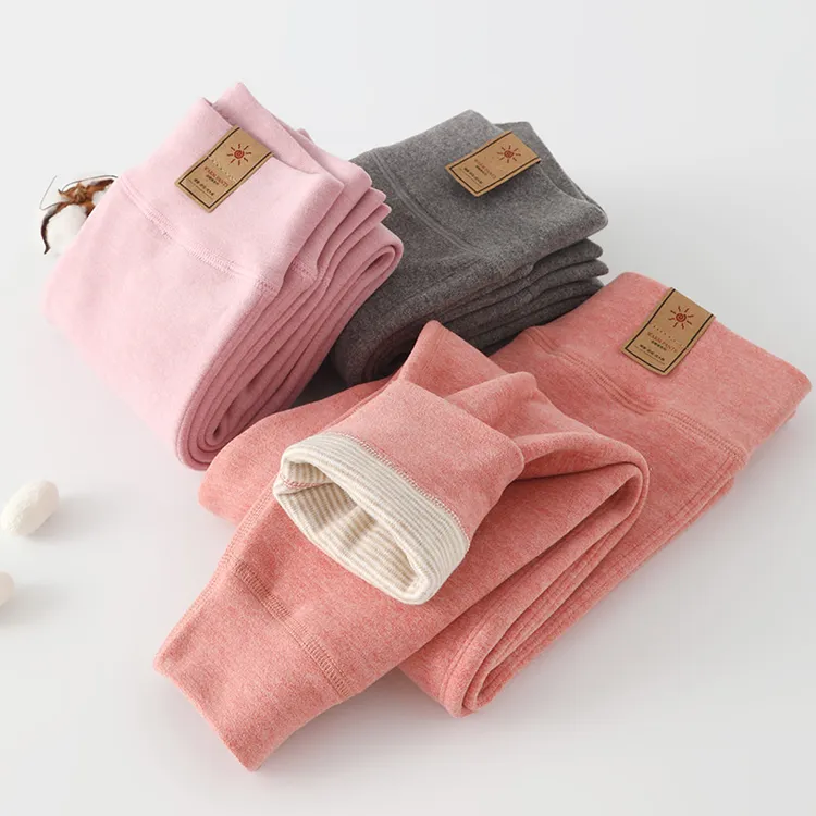 男童保暖裤冬季加厚德绒女童打底裤宝宝内穿秋裤棉裤双层儿童裤子