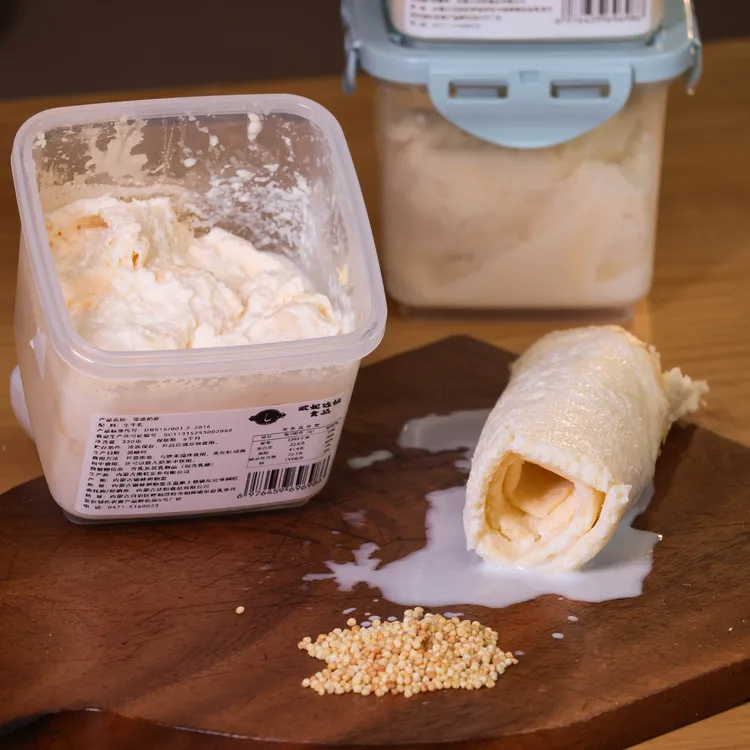 【带汤奶皮子】内蒙古牛奶 传统工艺制作 原味特产无添加生牛乳