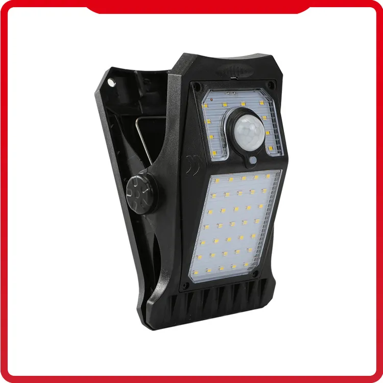 夹子灯免打孔照明感应灯露台防水庭院新款壁灯太阳能户外