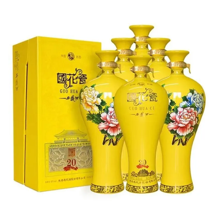 【西凤酒】20年国花瓷西凤酒凤香型500ml*6瓶整箱
