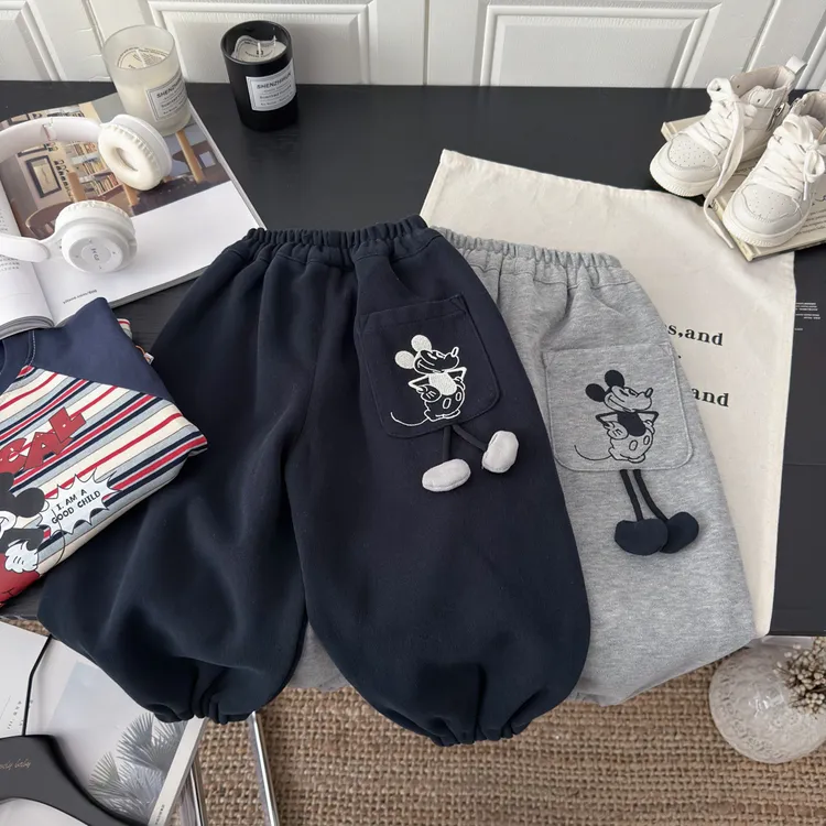 2025秋季亲子新款休闲裤儿童卫裤新款童装宝宝洋气运动裤