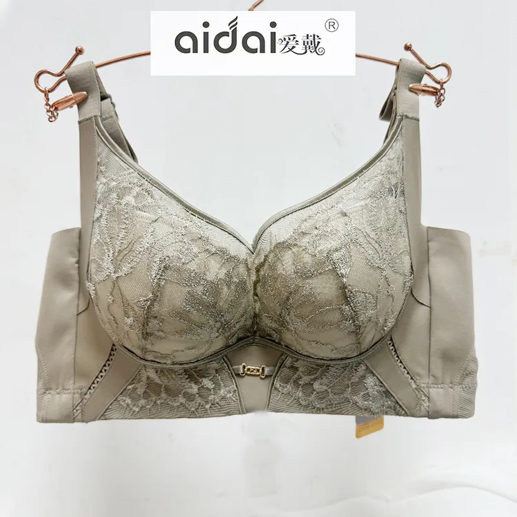 爱戴新品高端内衣女6t15舒适透气聚拢收副乳调整型国色芳华文胸罩