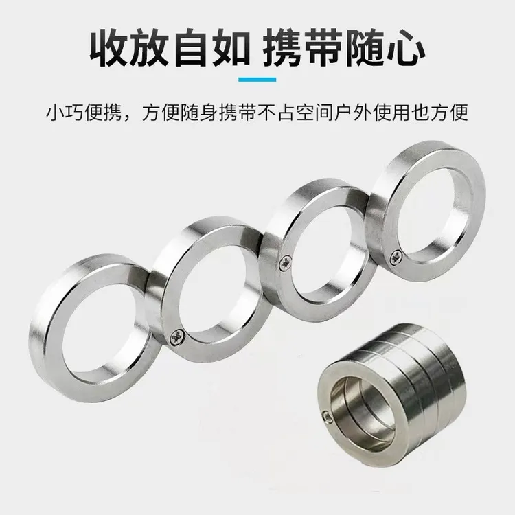 【解压玩具】户外装备男女防身用品扳指便携式扳指解压四环指环指虎商品图