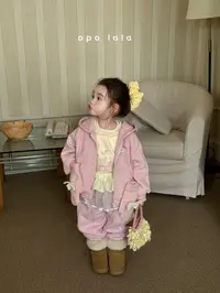 2025冬季新款女童加绒加厚小兔子卫衣套装77035