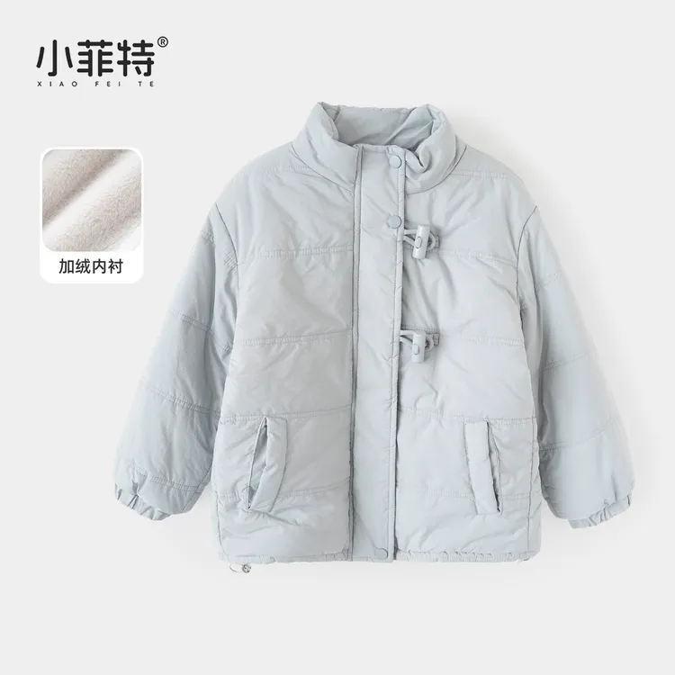 小菲特女童秋冬装加厚外套中大童保暖上衣儿童休闲棉服YNYD56284