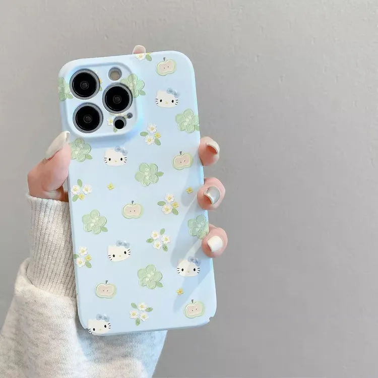 菲林软壳防摔草地kt猫适用苹果16华为oppo小米15vivox200pro1加