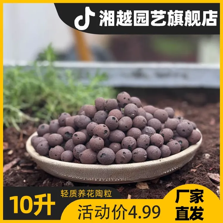10升养花陶粒球花盆垫底园艺陶土颗粒水培无土栽培多肉种植铺面石商品图